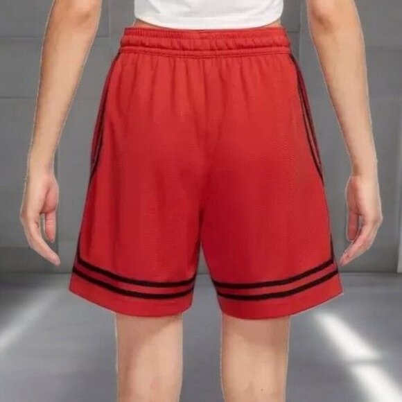 Nike Dri-FIT Fly Crossover Womens Basketball Elastic Waist Shorts Red NEW Medium - Picture 3 of 10